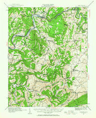 Alderson West Virginia Historical topographic map, 1:62500 scale, 15 X 15 Minute, Year 1921