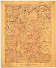 Alderson West Virginia Historical topographic map, 1:62500 scale, 15 X 15 Minute, Year 1923