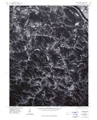 Alum Creek West Virginia Historical topographic map, 1:24000 scale, 7.5 X 7.5 Minute, Year 1976