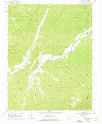 Alvon West Virginia Historical topographic map, 1:24000 scale, 7.5 X 7.5 Minute, Year 1969