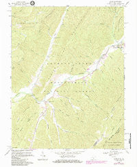 Alvon West Virginia Historical topographic map, 1:24000 scale, 7.5 X 7.5 Minute, Year 1969