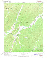 Alvon West Virginia Historical topographic map, 1:24000 scale, 7.5 X 7.5 Minute, Year 1969