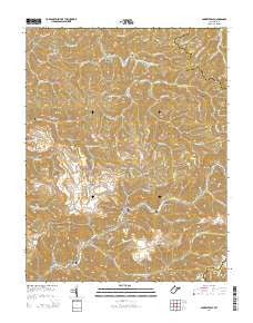 Amherstdale West Virginia Historical topographic map, 1:24000 scale, 7.5 X 7.5 Minute, Year 2014