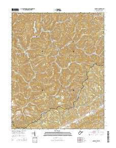 Anawalt West Virginia Historical topographic map, 1:24000 scale, 7.5 X 7.5 Minute, Year 2014