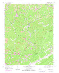 Anawalt West Virginia Historical topographic map, 1:24000 scale, 7.5 X 7.5 Minute, Year 1968