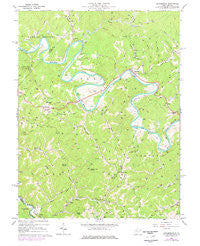 Annamoriah West Virginia Historical topographic map, 1:24000 scale, 7.5 X 7.5 Minute, Year 1966