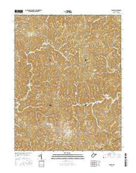 Arlee West Virginia Current topographic map, 1:24000 scale, 7.5 X 7.5 Minute, Year 2016