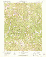 Arlee West Virginia Historical topographic map, 1:24000 scale, 7.5 X 7.5 Minute, Year 1958