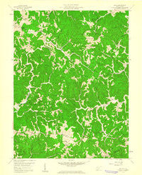 Arlee West Virginia Historical topographic map, 1:24000 scale, 7.5 X 7.5 Minute, Year 1958