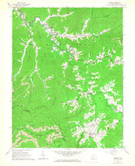 Arnett West Virginia Historical topographic map, 1:24000 scale, 7.5 X 7.5 Minute, Year 1964