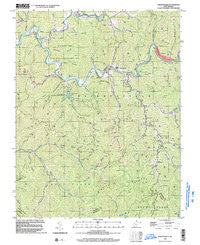 Baileysville West Virginia Historical topographic map, 1:24000 scale, 7.5 X 7.5 Minute, Year 1996
