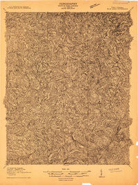 Bald Knob West Virginia Historical topographic map, 1:48000 scale, 15 X 15 Minute, Year 1910