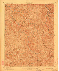 Bald Knob West Virginia Historical topographic map, 1:62500 scale, 15 X 15 Minute, Year 1912