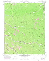 Barnabus West Virginia Historical topographic map, 1:24000 scale, 7.5 X 7.5 Minute, Year 1963