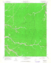 Barnabus West Virginia Historical topographic map, 1:24000 scale, 7.5 X 7.5 Minute, Year 1963