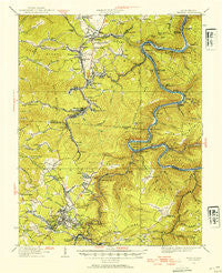 Beckley West Virginia Historical topographic map, 1:62500 scale, 15 X 15 Minute, Year 1929
