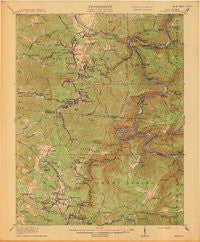 Beckley West Virginia Historical topographic map, 1:62500 scale, 15 X 15 Minute, Year 1913
