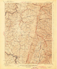 Belington West Virginia Historical topographic map, 1:62500 scale, 15 X 15 Minute, Year 1941