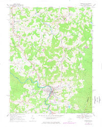 Belington West Virginia Historical topographic map, 1:24000 scale, 7.5 X 7.5 Minute, Year 1969