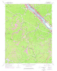 Belle West Virginia Historical topographic map, 1:24000 scale, 7.5 X 7.5 Minute, Year 1965