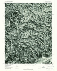 Belmont West Virginia Historical topographic map, 1:24000 scale, 7.5 X 7.5 Minute, Year 1976