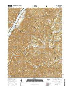Bens Run West Virginia Historical topographic map, 1:24000 scale, 7.5 X 7.5 Minute, Year 2014