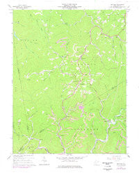 Bentree West Virginia Historical topographic map, 1:24000 scale, 7.5 X 7.5 Minute, Year 1967