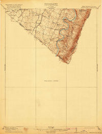 Berryville Virginia Historical topographic map, 1:62500 scale, 15 X 15 Minute, Year 1916