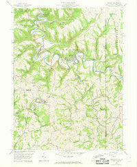 Bethany West Virginia Historical topographic map, 1:24000 scale, 7.5 X 7.5 Minute, Year 1959