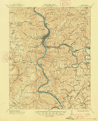 Big Bend West Virginia Historical topographic map, 1:62500 scale, 15 X 15 Minute, Year 1914