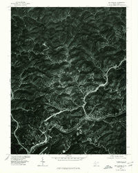 Big Chimney West Virginia Historical topographic map, 1:24000 scale, 7.5 X 7.5 Minute, Year 1977