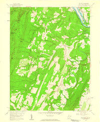 Big Pool Maryland Historical topographic map, 1:24000 scale, 7.5 X 7.5 Minute, Year 1958