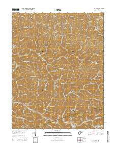 Big Creek West Virginia Historical topographic map, 1:24000 scale, 7.5 X 7.5 Minute, Year 2014