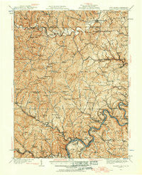 Blacksville West Virginia Historical topographic map, 1:62500 scale, 15 X 15 Minute, Year 1923