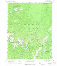Bowden West Virginia Historical topographic map, 1:24000 scale, 7.5 X 7.5 Minute, Year 1968