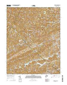 Bramwell West Virginia Historical topographic map, 1:24000 scale, 7.5 X 7.5 Minute, Year 2014