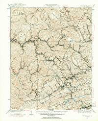 Bramwell West Virginia Historical topographic map, 1:62500 scale, 15 X 15 Minute, Year 1924