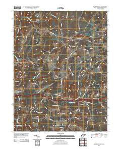 Brandonville West Virginia Historical topographic map, 1:24000 scale, 7.5 X 7.5 Minute, Year 2011