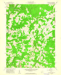 Brandonville West Virginia Historical topographic map, 1:24000 scale, 7.5 X 7.5 Minute, Year 1959