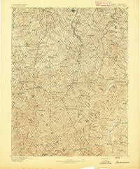 Buckhannon West Virginia Historical topographic map, 1:125000 scale, 30 X 30 Minute, Year 1893
