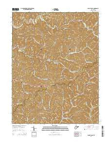 Burnt House West Virginia Historical topographic map, 1:24000 scale, 7.5 X 7.5 Minute, Year 2014