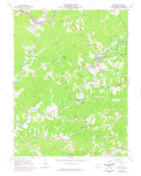 Cairo West Virginia Historical topographic map, 1:24000 scale, 7.5 X 7.5 Minute, Year 1964