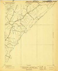 Callaghan Virginia Historical topographic map, 1:48000 scale, 15 X 15 Minute, Year 1921