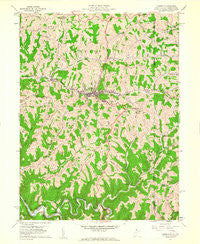Cameron West Virginia Historical topographic map, 1:24000 scale, 7.5 X 7.5 Minute, Year 1960