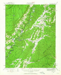 Cass West Virginia Historical topographic map, 1:62500 scale, 15 X 15 Minute, Year 1922