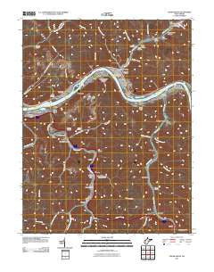 Cedar Grove West Virginia Historical topographic map, 1:24000 scale, 7.5 X 7.5 Minute, Year 2011