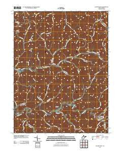 Center Point West Virginia Historical topographic map, 1:24000 scale, 7.5 X 7.5 Minute, Year 2011