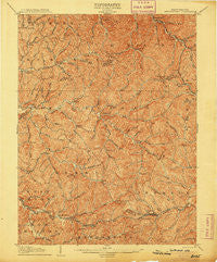 Centerpoint West Virginia Historical topographic map, 1:62500 scale, 15 X 15 Minute, Year 1905
