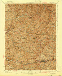 Centerpoint West Virginia Historical topographic map, 1:62500 scale, 15 X 15 Minute, Year 1925