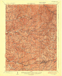 Centerpoint West Virginia Historical topographic map, 1:62500 scale, 15 X 15 Minute, Year 1925